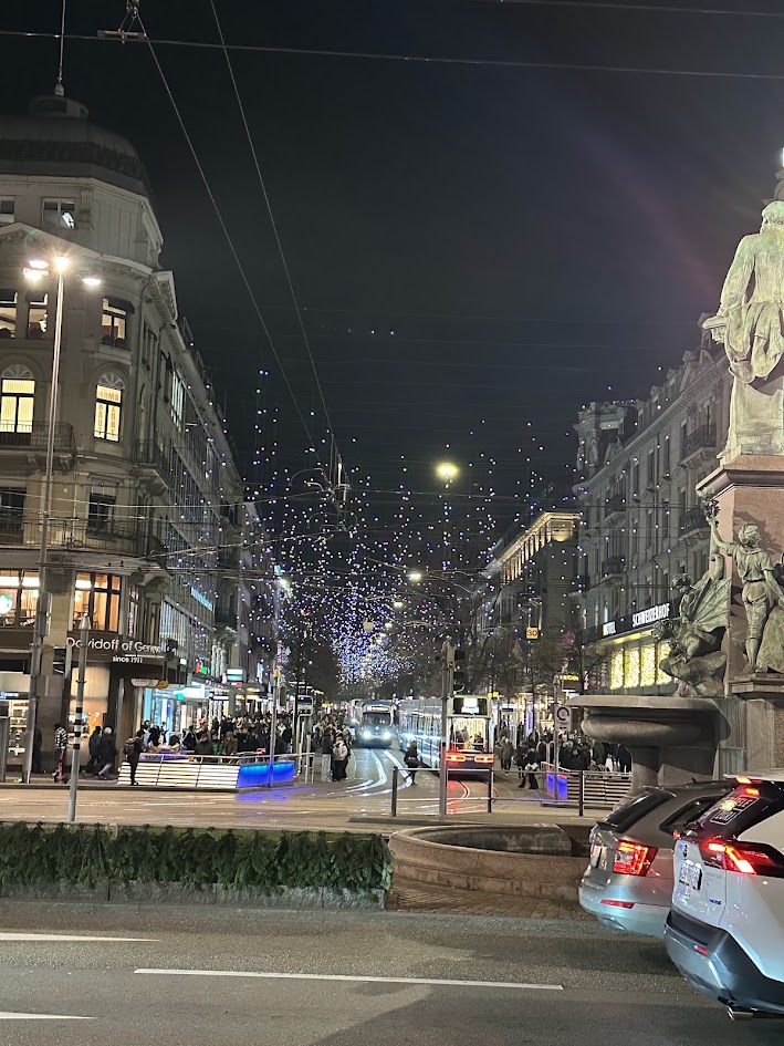 Zurich in the night