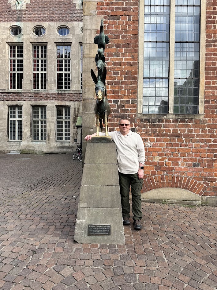 Me with the Bremen Town Musicians